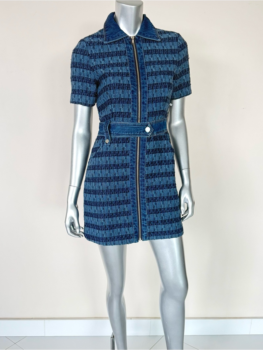 Jason Wu women tweed/jeans dress size XS Retail 320$